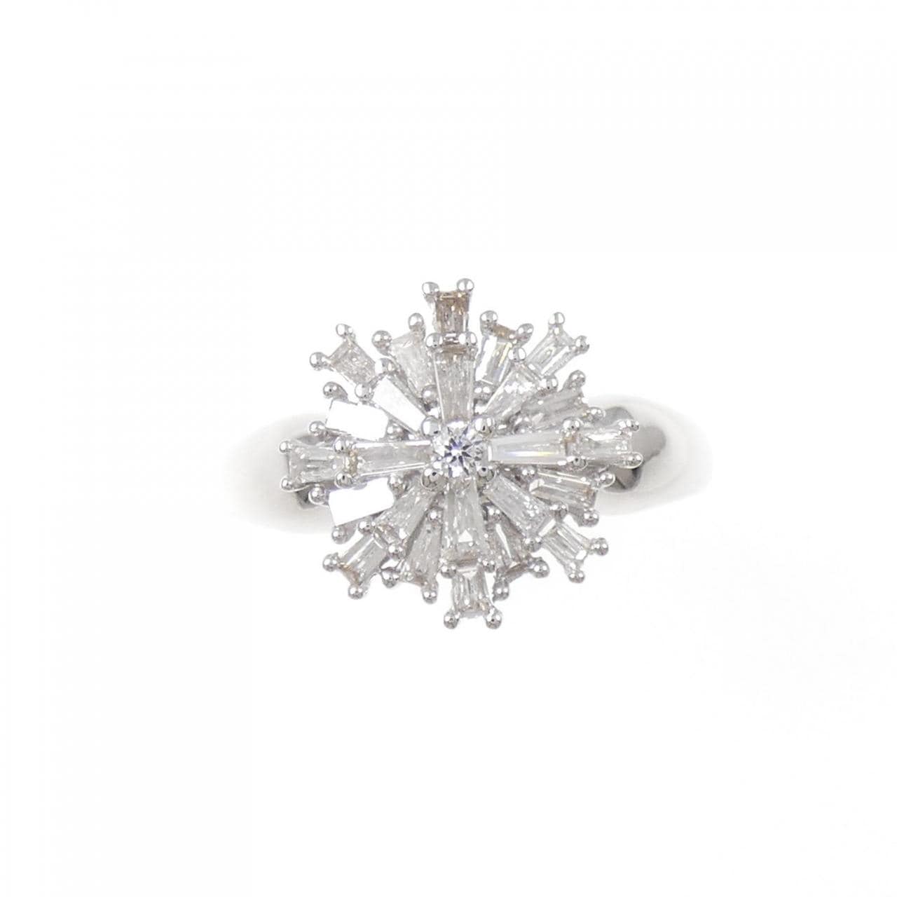 K18WG ダイヤモンド リング 0.40CT