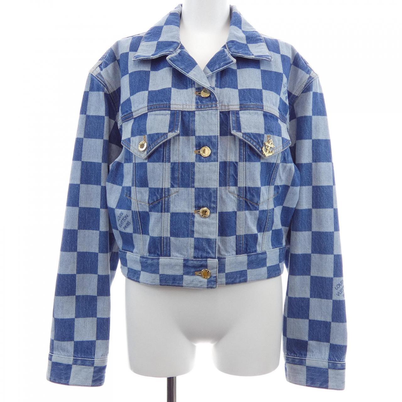 ルイヴィトン LOUIS VUITTON ダミエデニムジャケット FQJA59RXZ デニムジャケット