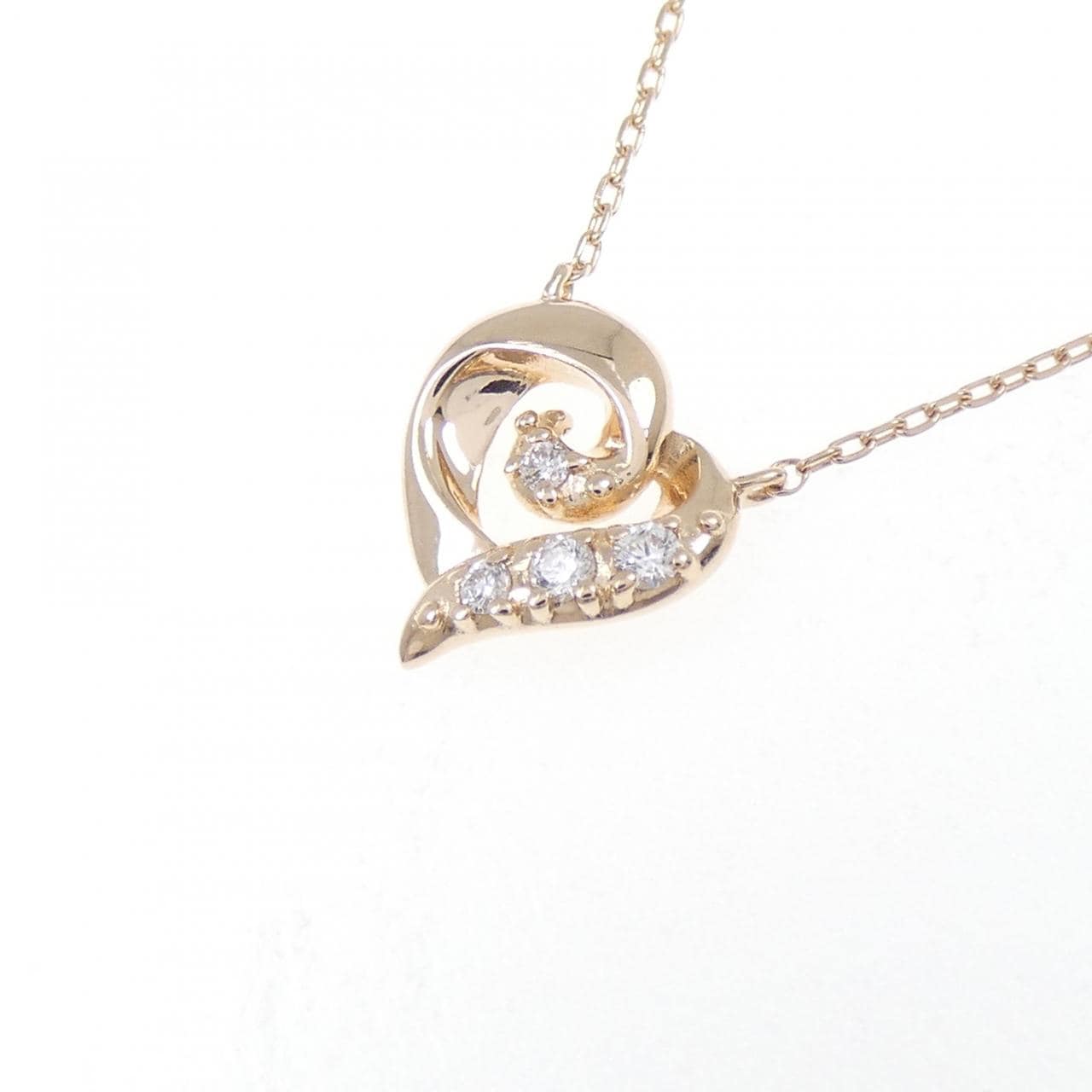 ヴァンドーム ハート ダイヤモンド ネックレス