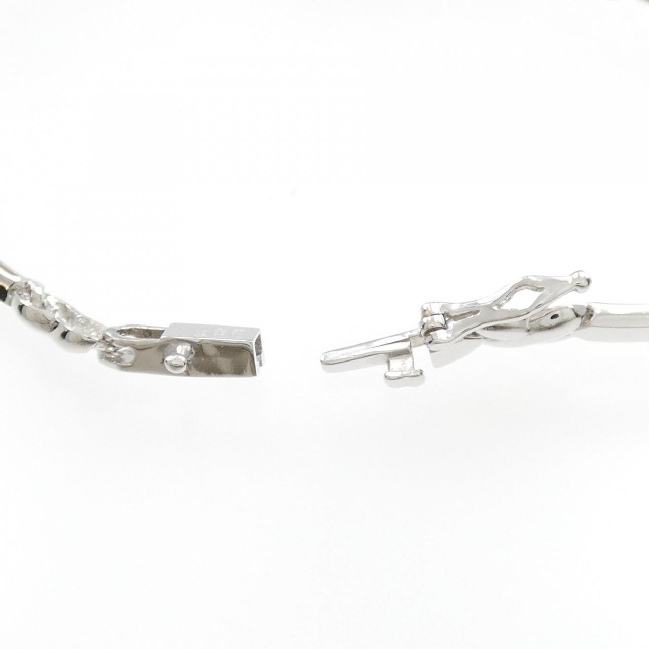 K18WG ダイヤモンド ブレスレット 0.34CT