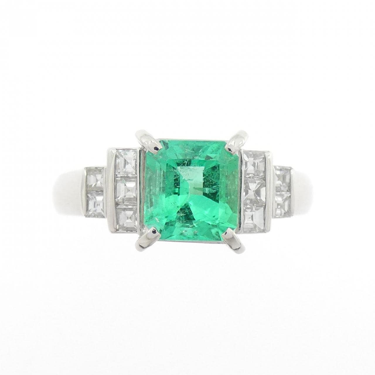 PT900 エメラルド リング 1.02CT