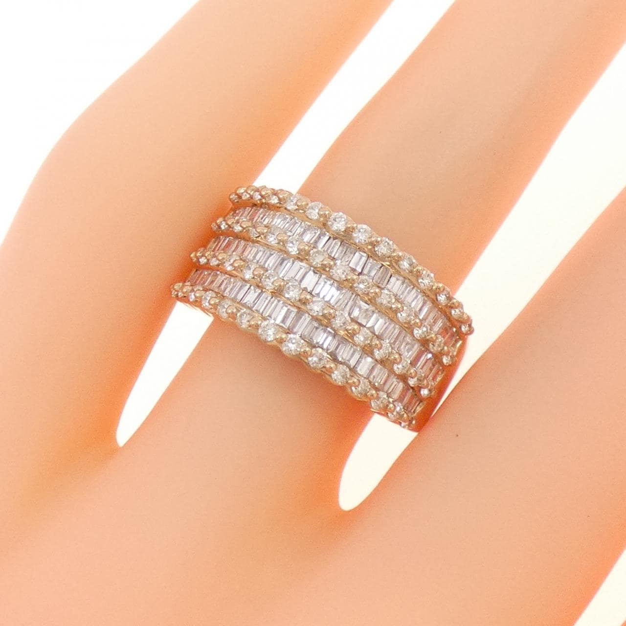 K18PG ダイヤモンド リング 1.25CT