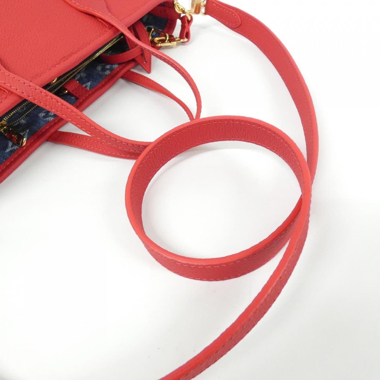 ルイヴィトン モノグラム チェリー デニム(LV X TM) ネヴァーフル インサイドアウトBB M14997 バッグ
