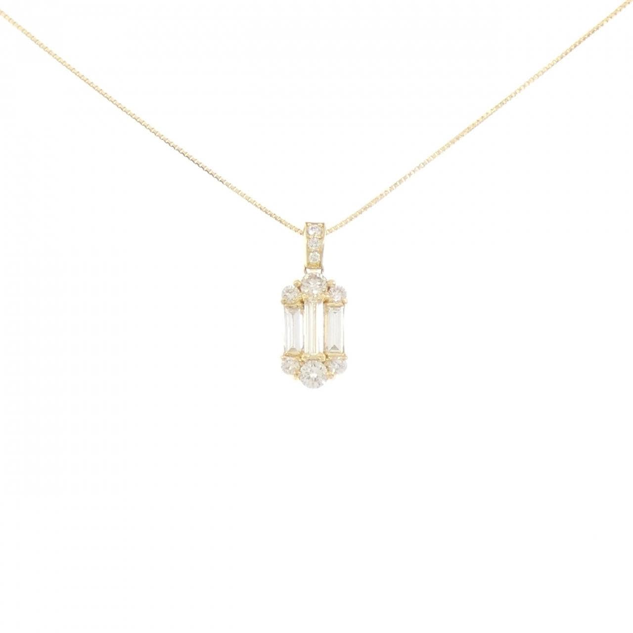 【新品】K18YG ダイヤモンド ネックレス 0.69CT