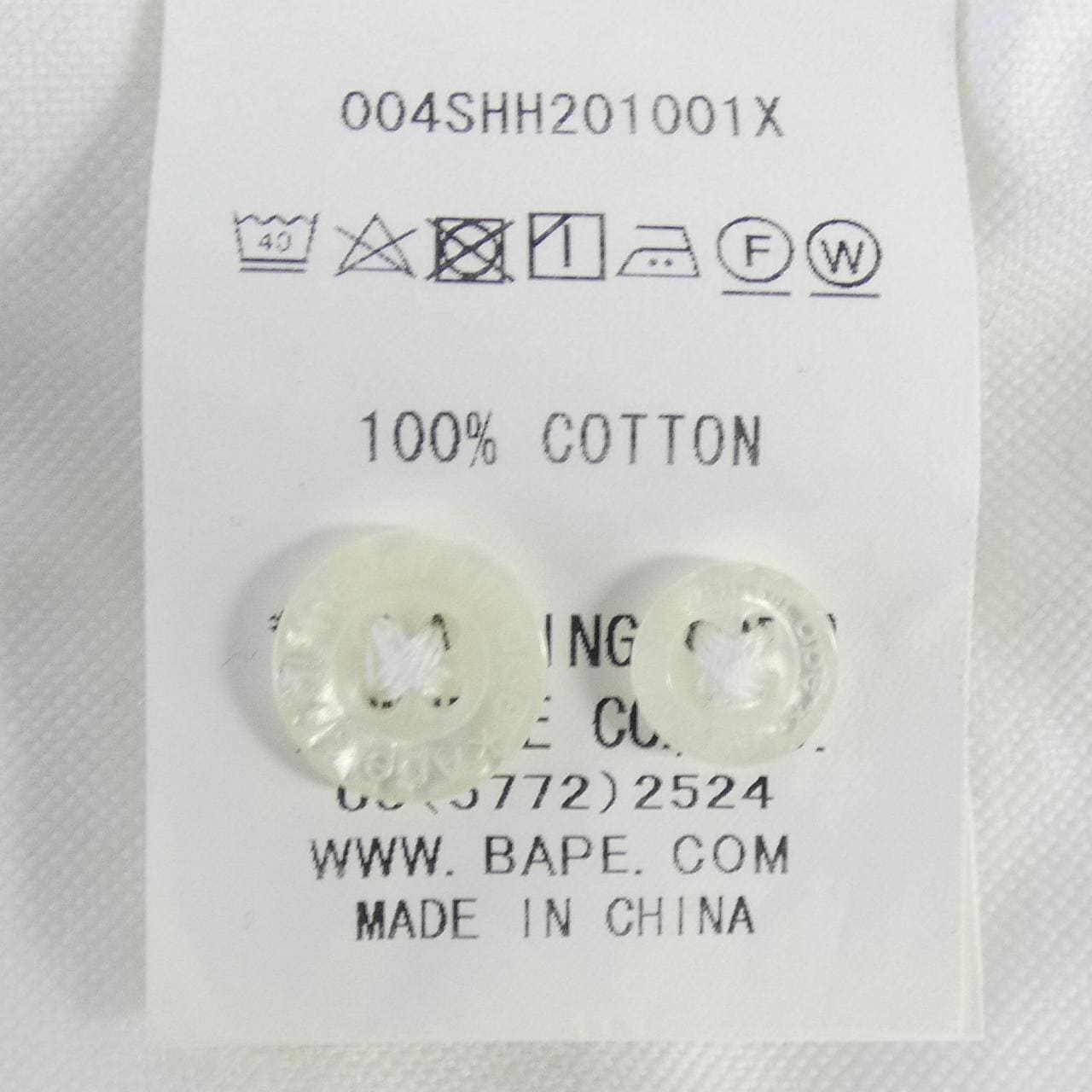 アベイシングエイプ A BATHING APE 004SHH201001X S／Sシャツ