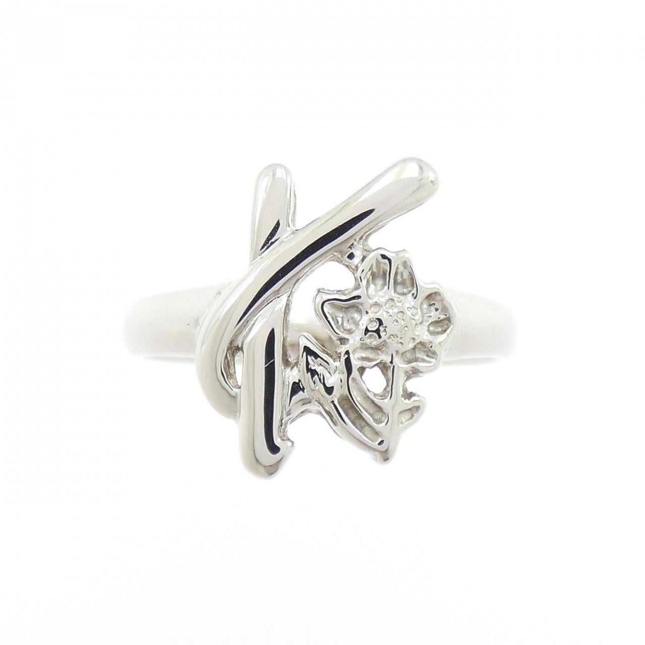 PT900 フラワー リング