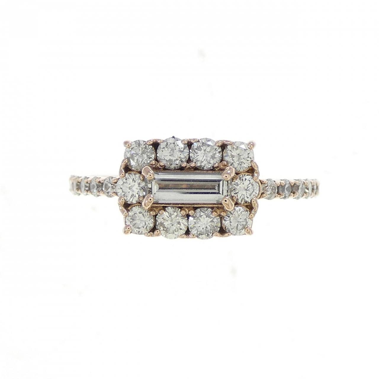 K18PG ダイヤモンド リング 0.144CT