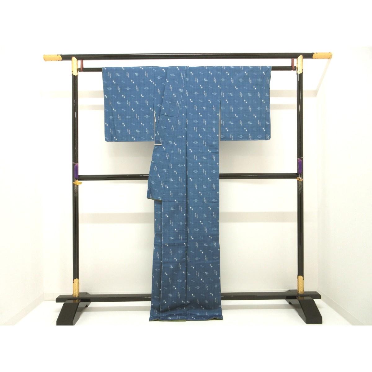 【未使用品】紬　証紙付【琉球絣】