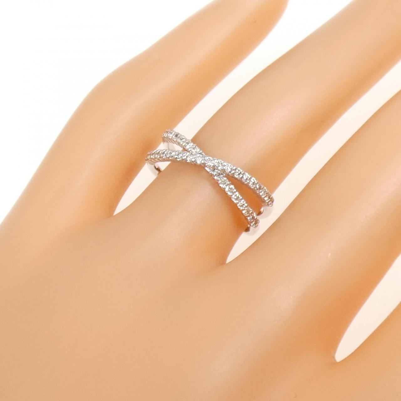 K18WG ダイヤモンド リング 0.27CT