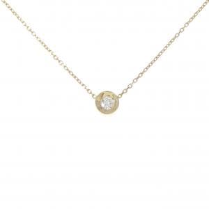 K18YG ダイヤモンド ネックレス 0.11CT
