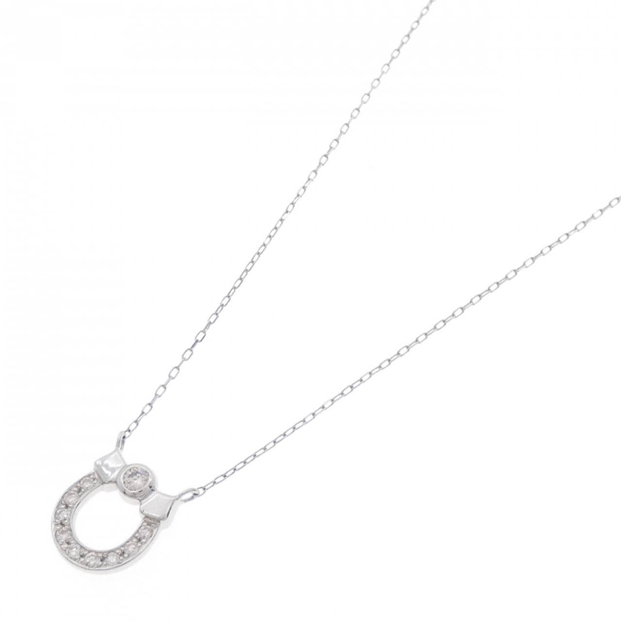 [BRAND NEW] PT Diamond Necklace 0.06CT