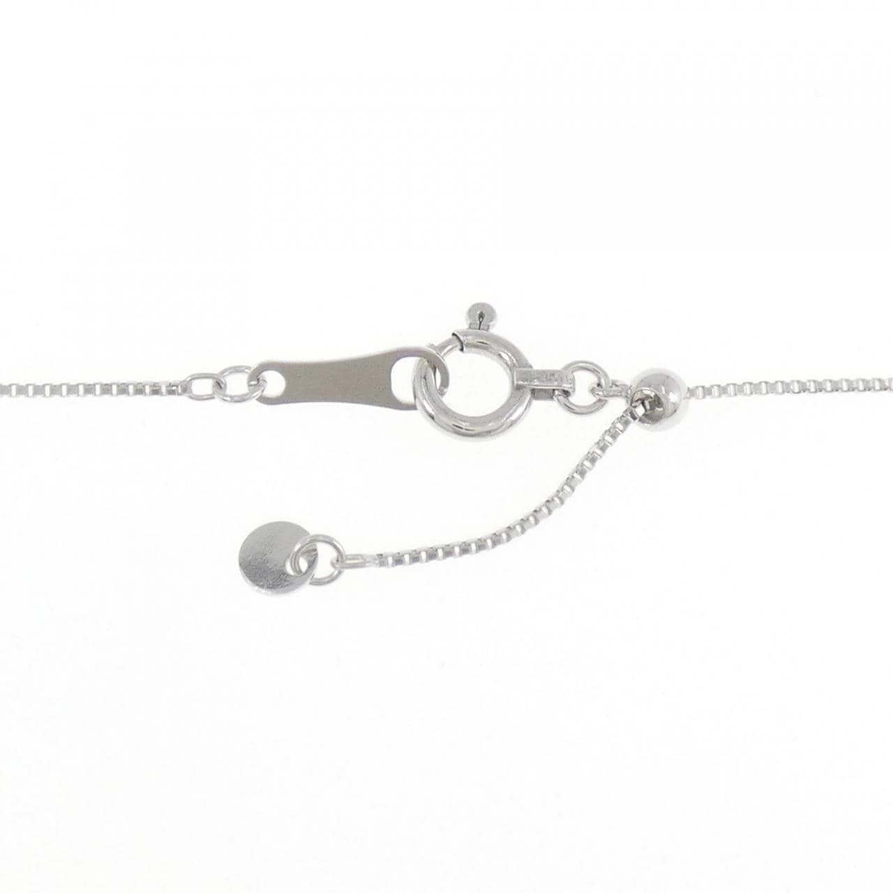K18WG ダイヤモンド ネックレス 0.25CT