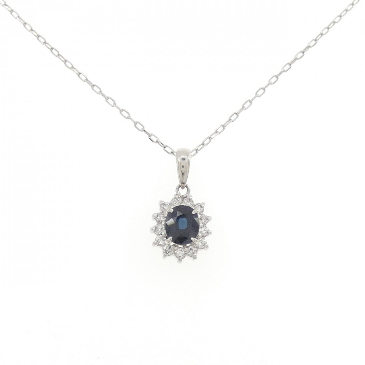 PT900/PT850 サファイヤ ネックレス 0.53CT