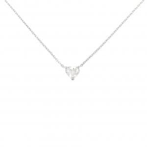 【リメイク】PT900/PT850 ダイヤモンド ネックレス 0.346CT F SI2 ハートシェイプ