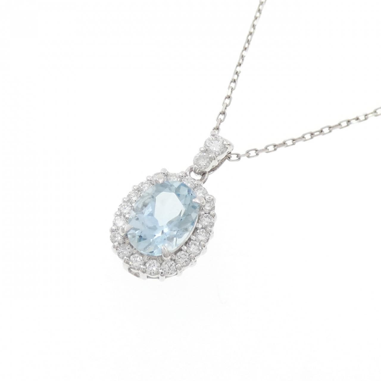 PT900/PT850 アクアマリン ネックレス 1.085CT