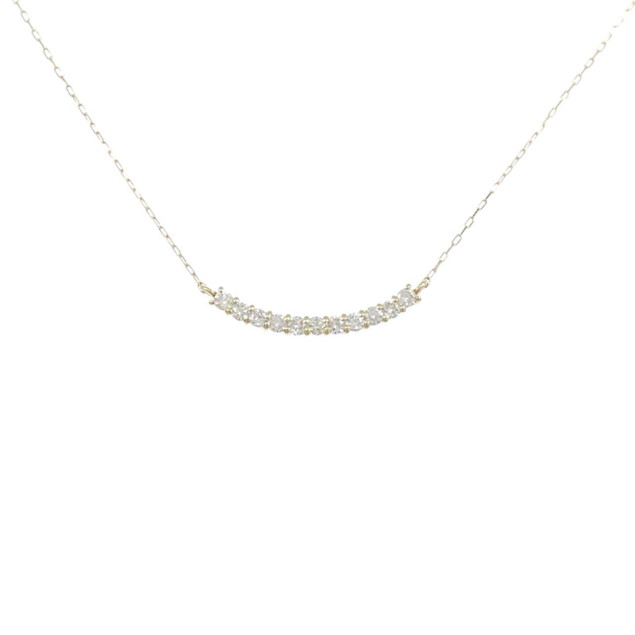 【新品】K18YG ダイヤモンド ネックレス 0.20CT