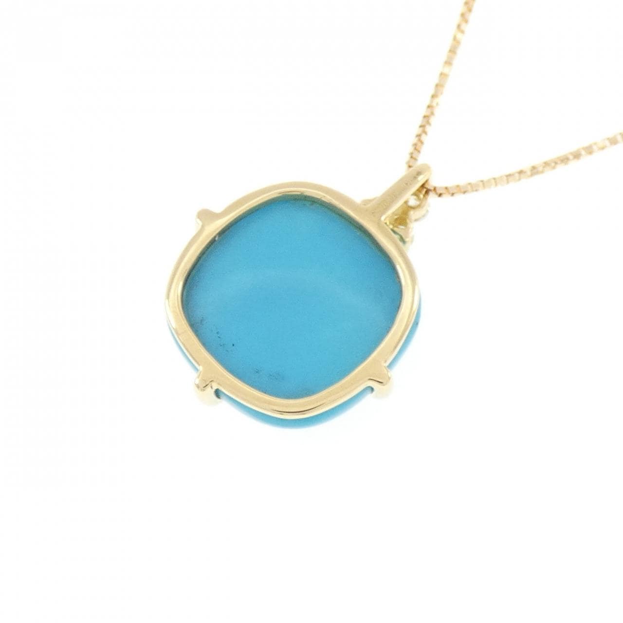 ジーエスティービー ターコイズ ネックレス 6.00CT