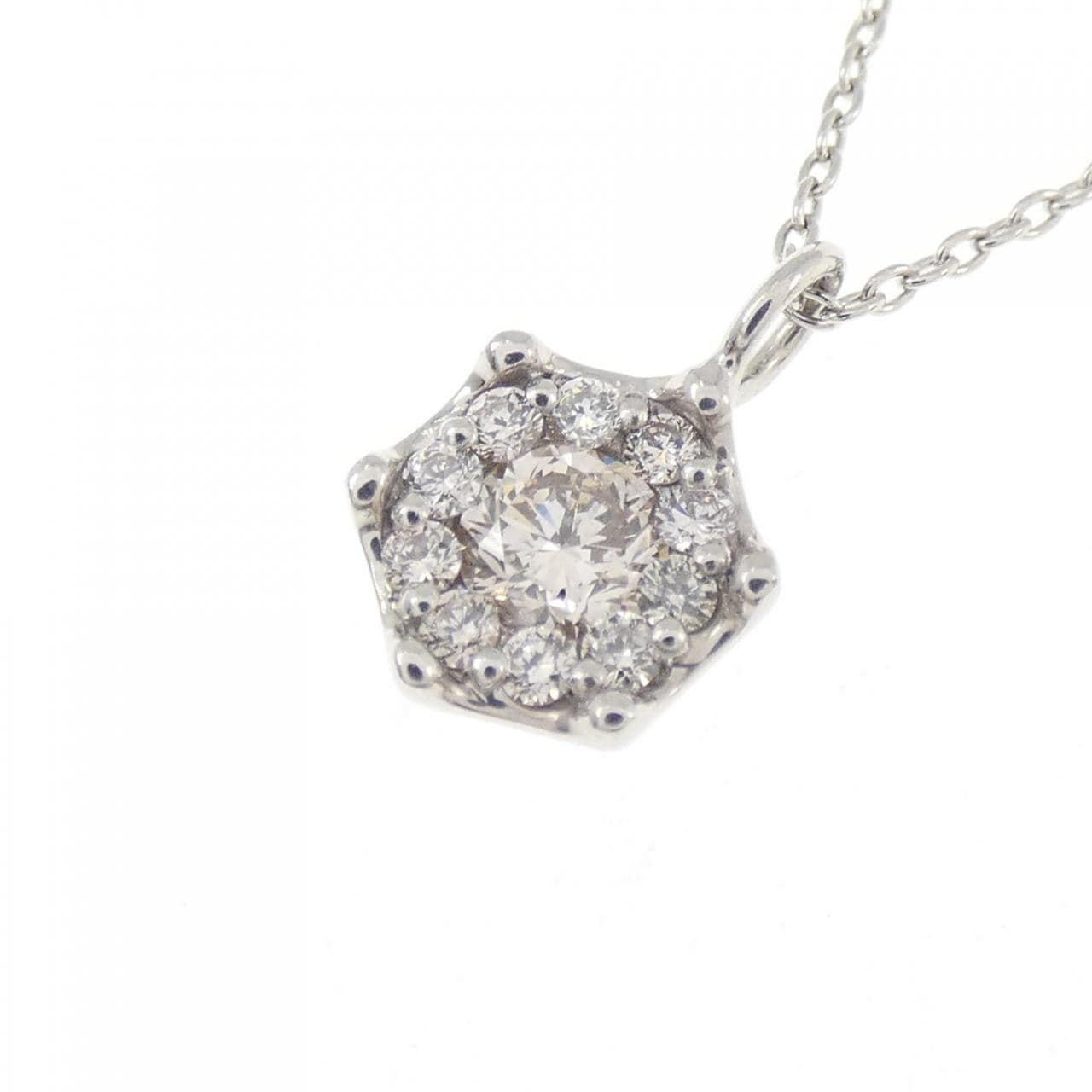 PT900/PT850 ダイヤモンド ネックレス 0.31CT