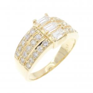 K18YG ダイヤモンド リング 1.01CT