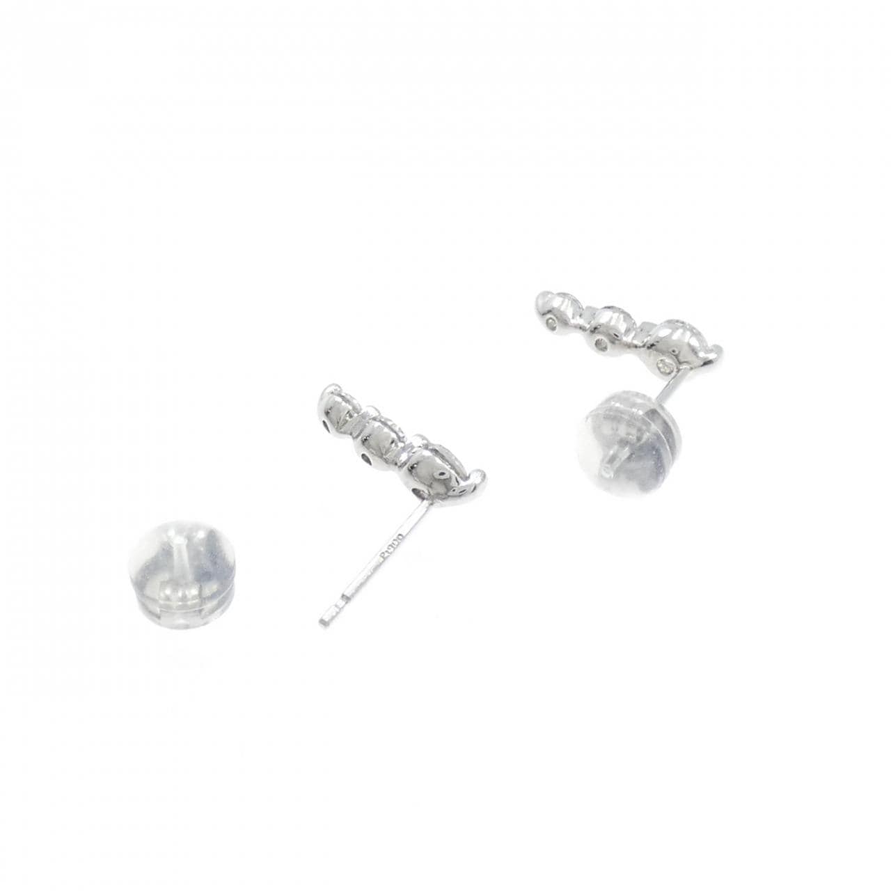 PT900 ダイヤモンド ピアス 0.70CT