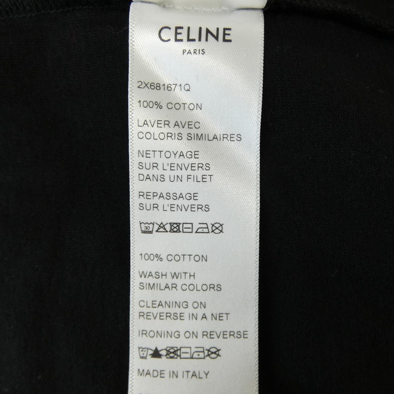 セリーヌ CELINE CELINE ルーズTシャツ 2X681671Q Tシャツ