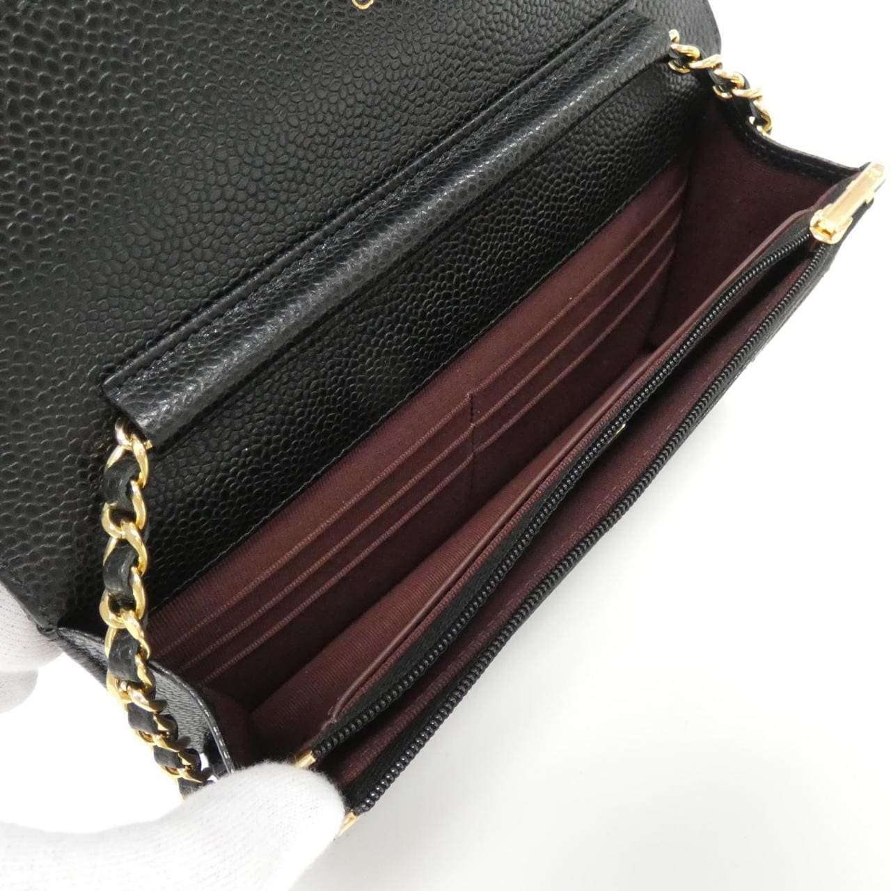 [Unused items] CHANEL Timeless Classic Line AP0250 Chain Wallet