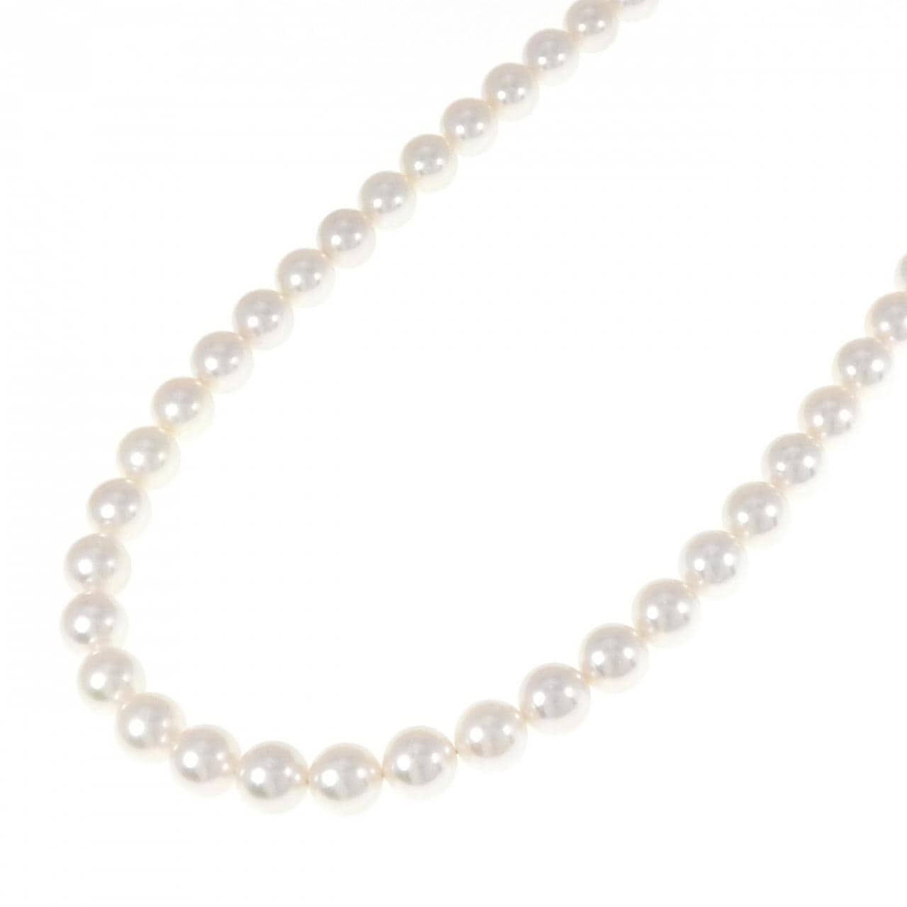 [BRAND NEW] Silver Clasp Akoya Pearl Necklace 8-8.5mm