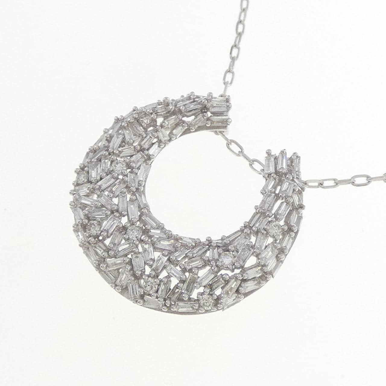 K18WG ダイヤモンド ネックレス 0.50CT