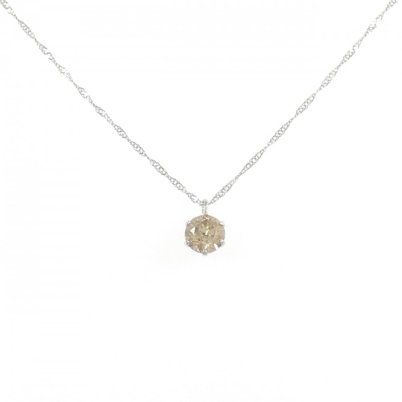 PT900/PT850 ダイヤモンド ネックレス 0.40CT