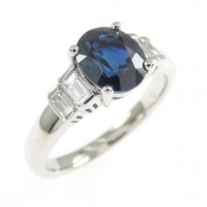 PT900 サファイヤ リング 1.57CT