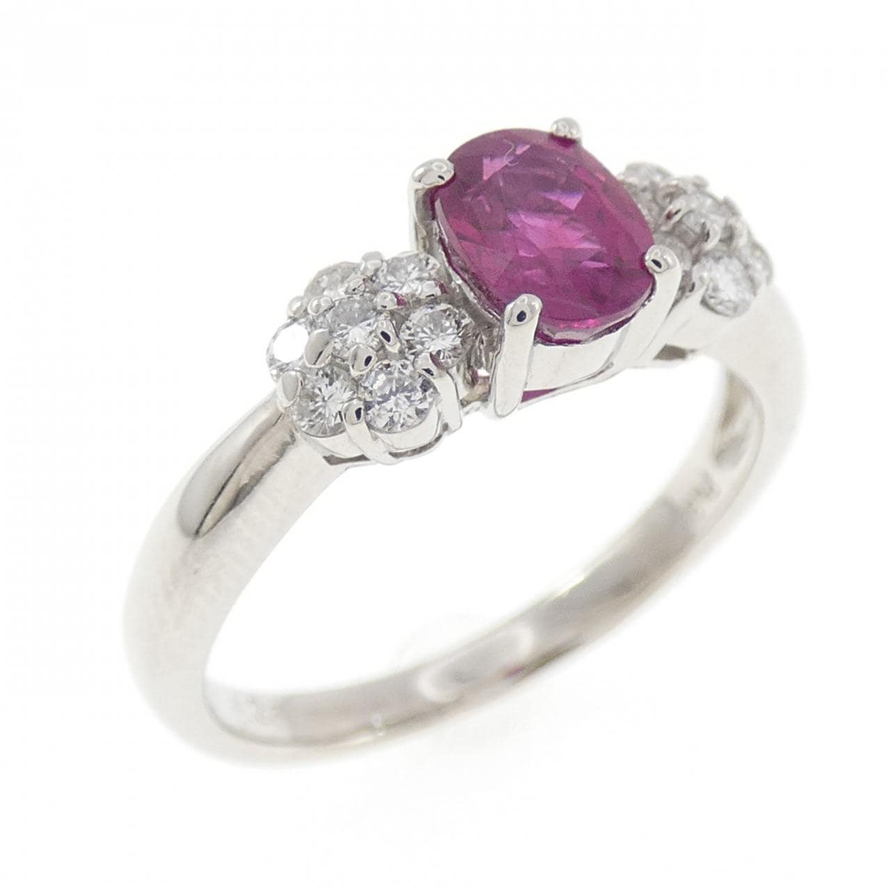 PT900 ルビー リング 0.88CT