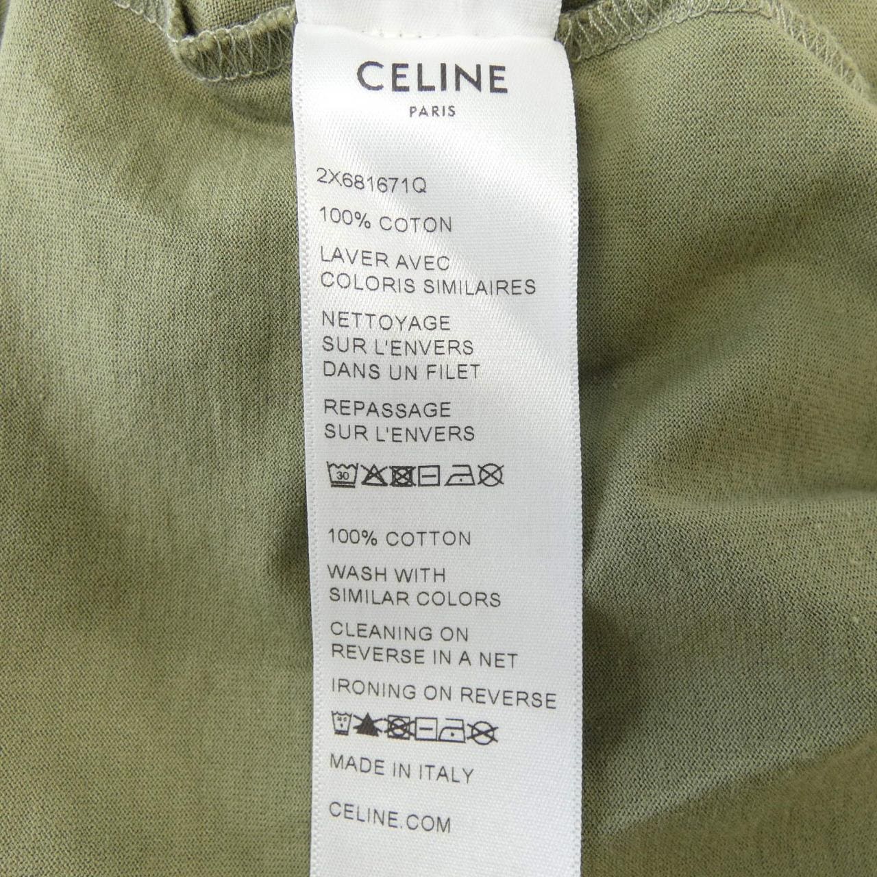 セリーヌ CELINE CELINE ルーズTシャツ 2X681671Q Tシャツ
