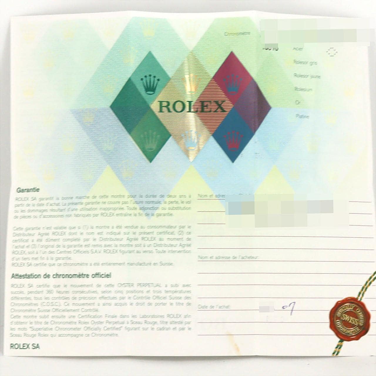 ロレックス サブマリーナーデイト 16610 SS 自動巻 Z番