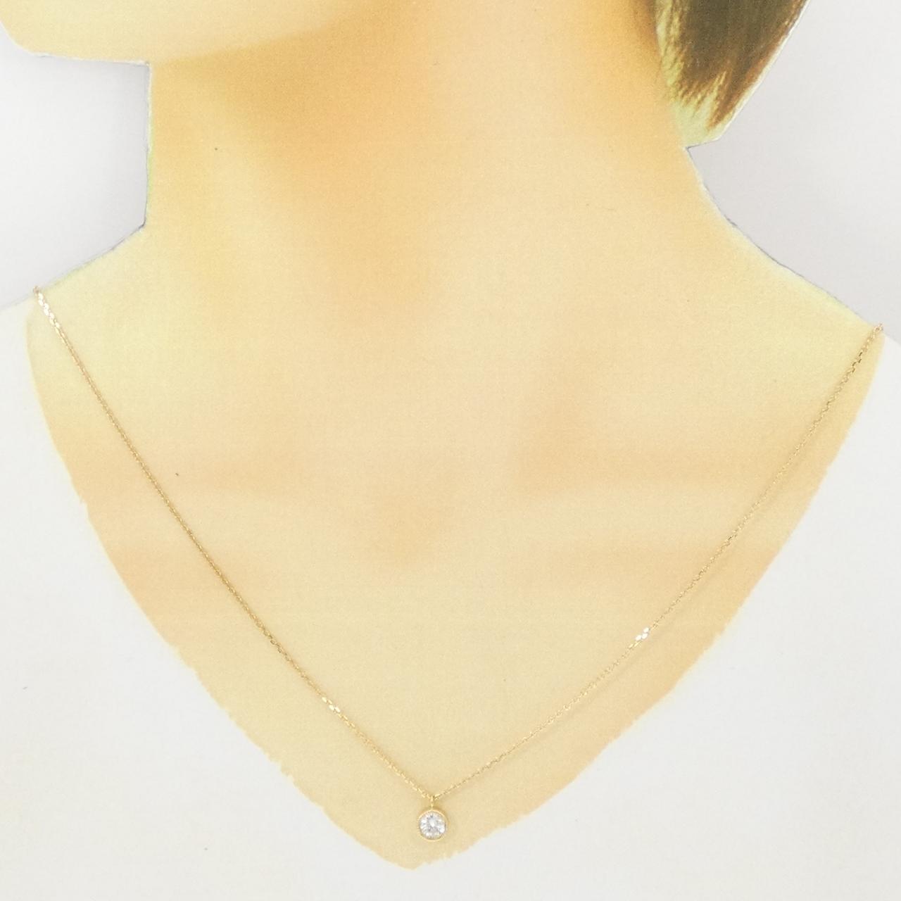 K18YG ダイヤモンド ネックレス 0.411CT