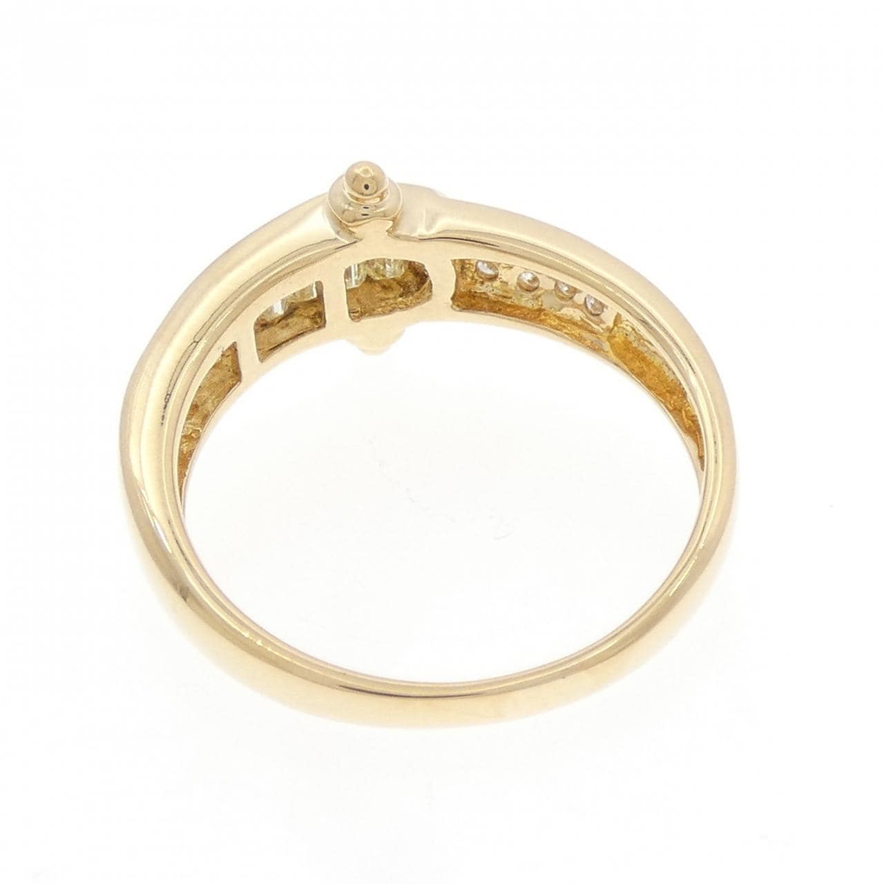 K18YG ダイヤモンド リング 0.75CT