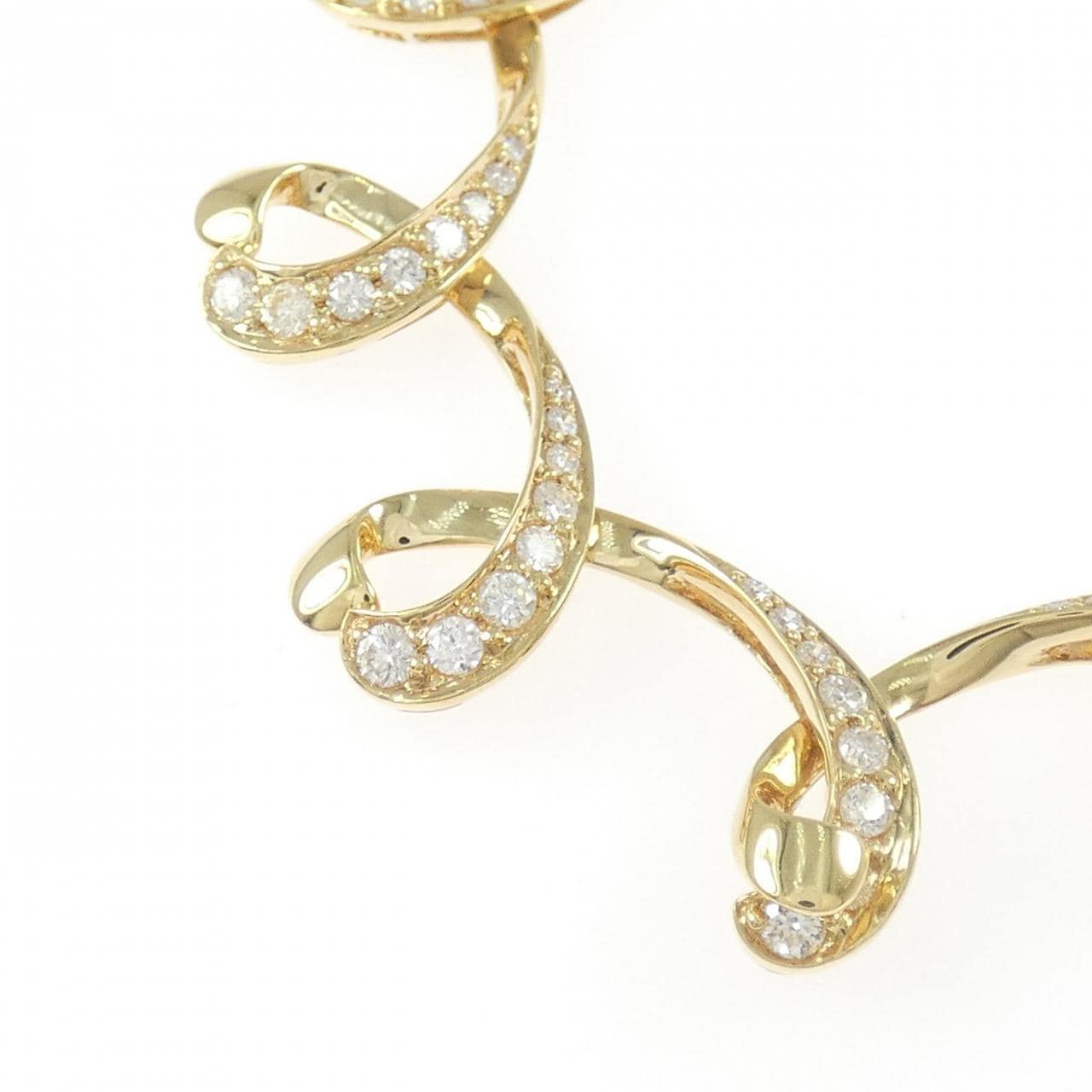 750YG ダイヤモンド ネックレス 2.60CT