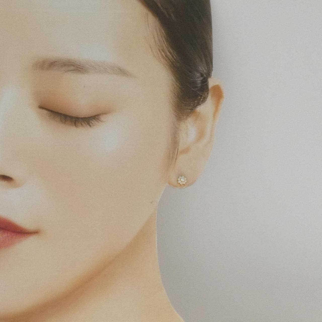 K18YG ダイヤモンド ピアス