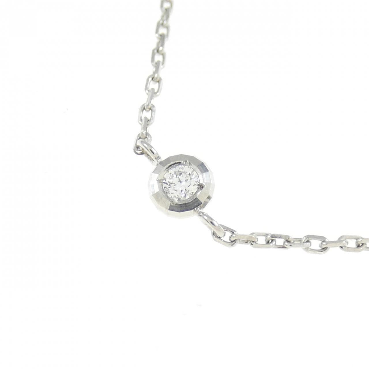 【新品】PT ダイヤモンド ネックレス 0.204CT