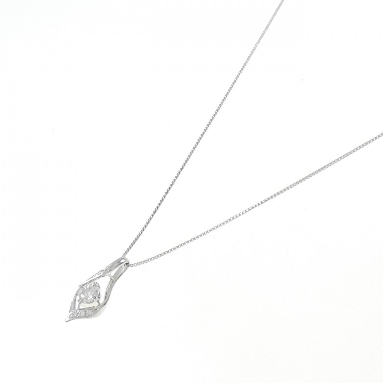 PT900/PT850 ダイヤモンド ネックレス 0.195CT
