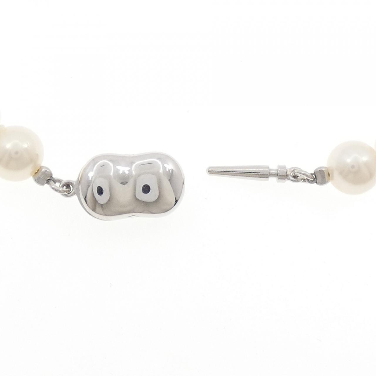 シルバークラスプ アコヤパール ネックレス 6.5-7mm