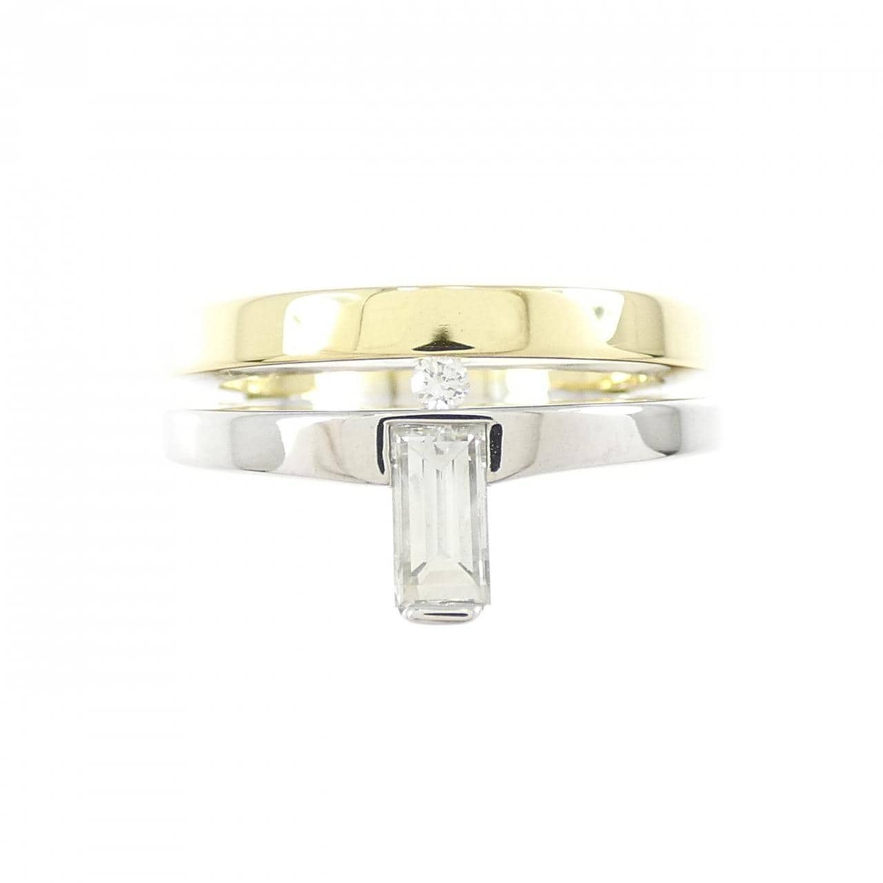 K18WG/K18YG Diamond Ring 0.28CT