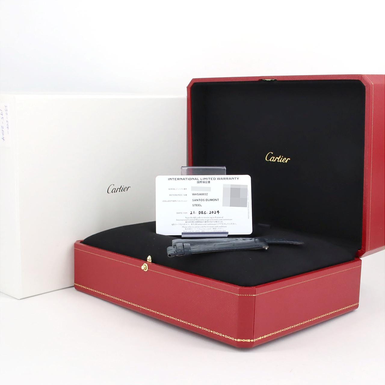 カルティエ サントス デュモンスケルトンウォッチLM マイクロローター WHSA0032 SS 自動巻