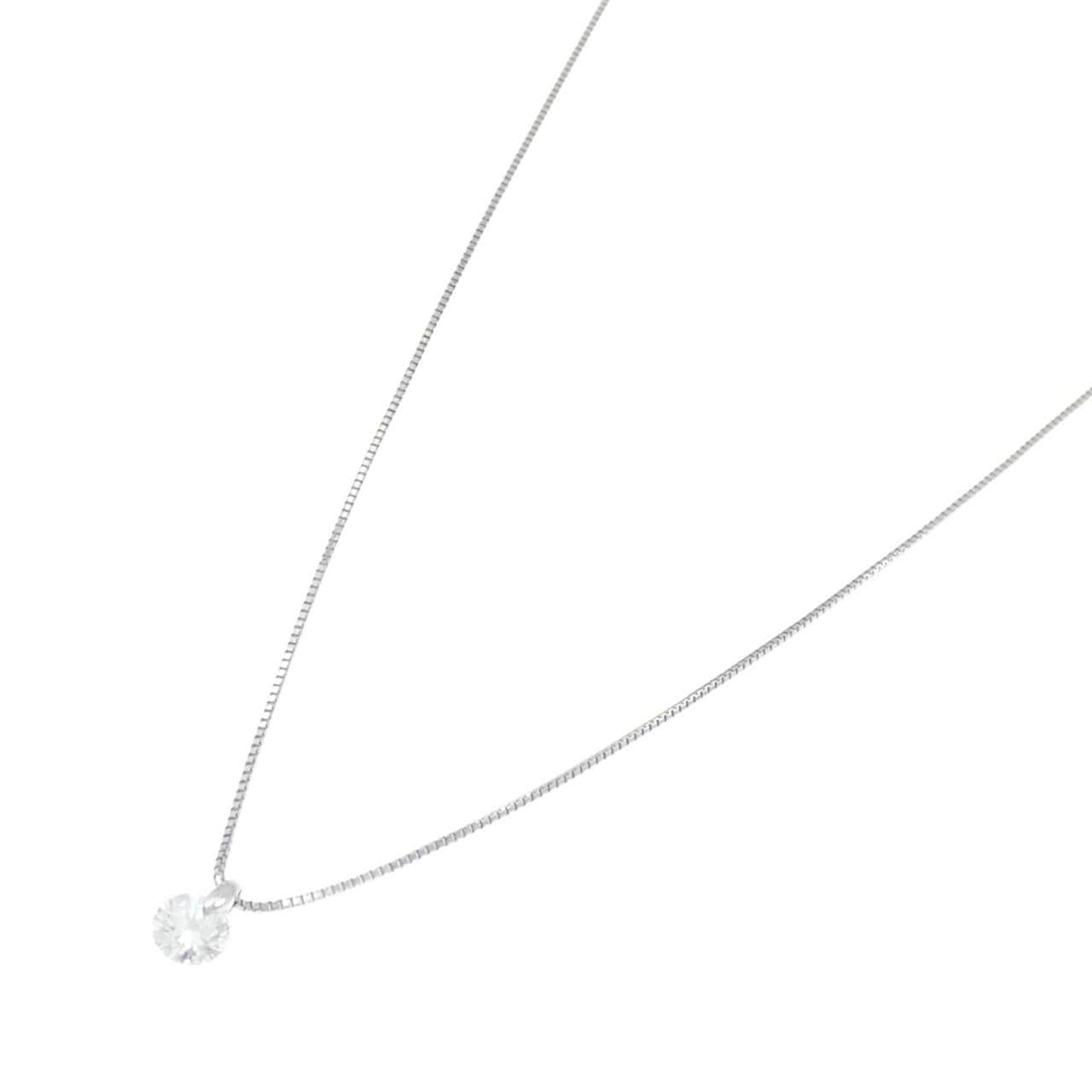 PT900/PT850 ソリティア ダイヤモンド ネックレス 0.231CT
