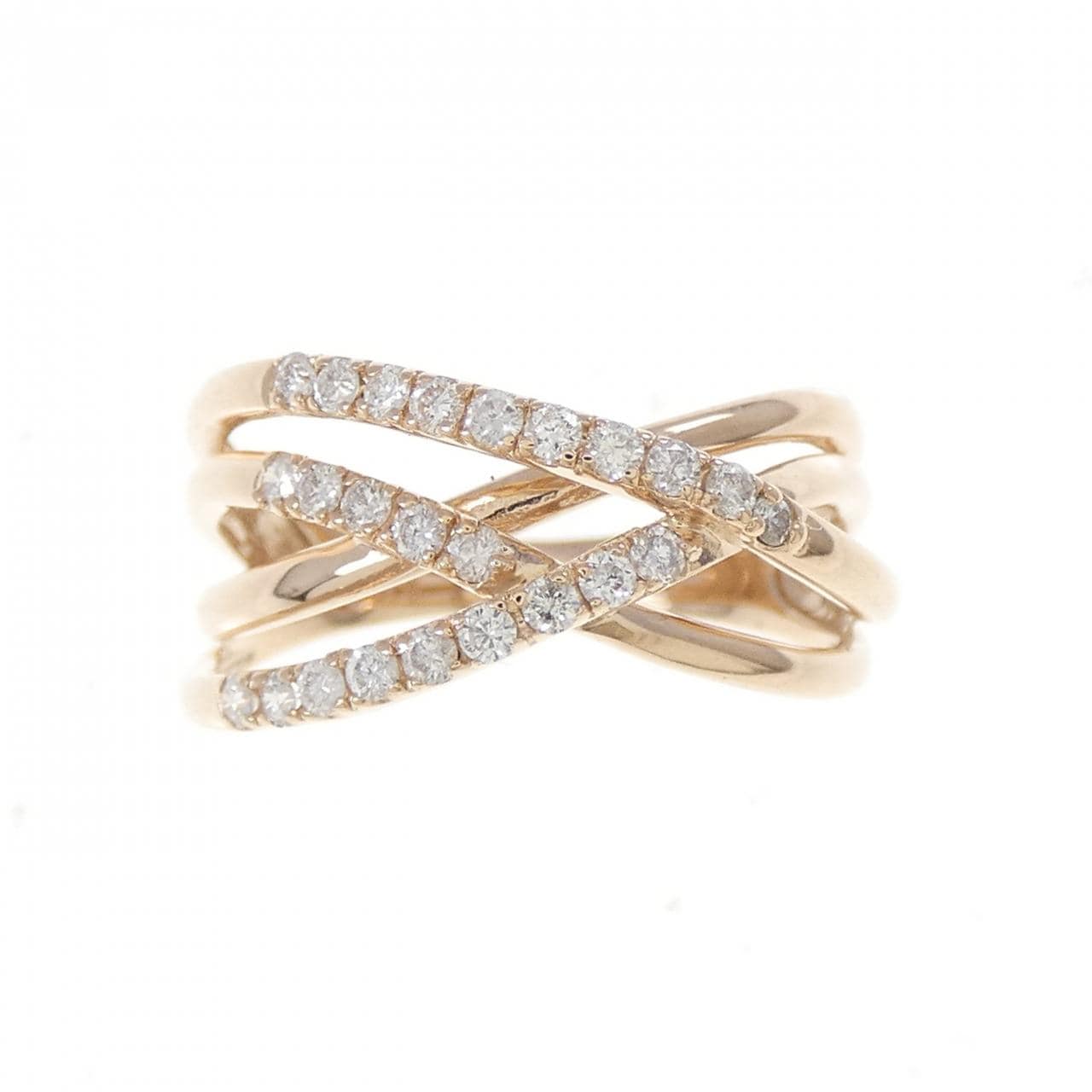 K14PG ダイヤモンド リング 0.30CT