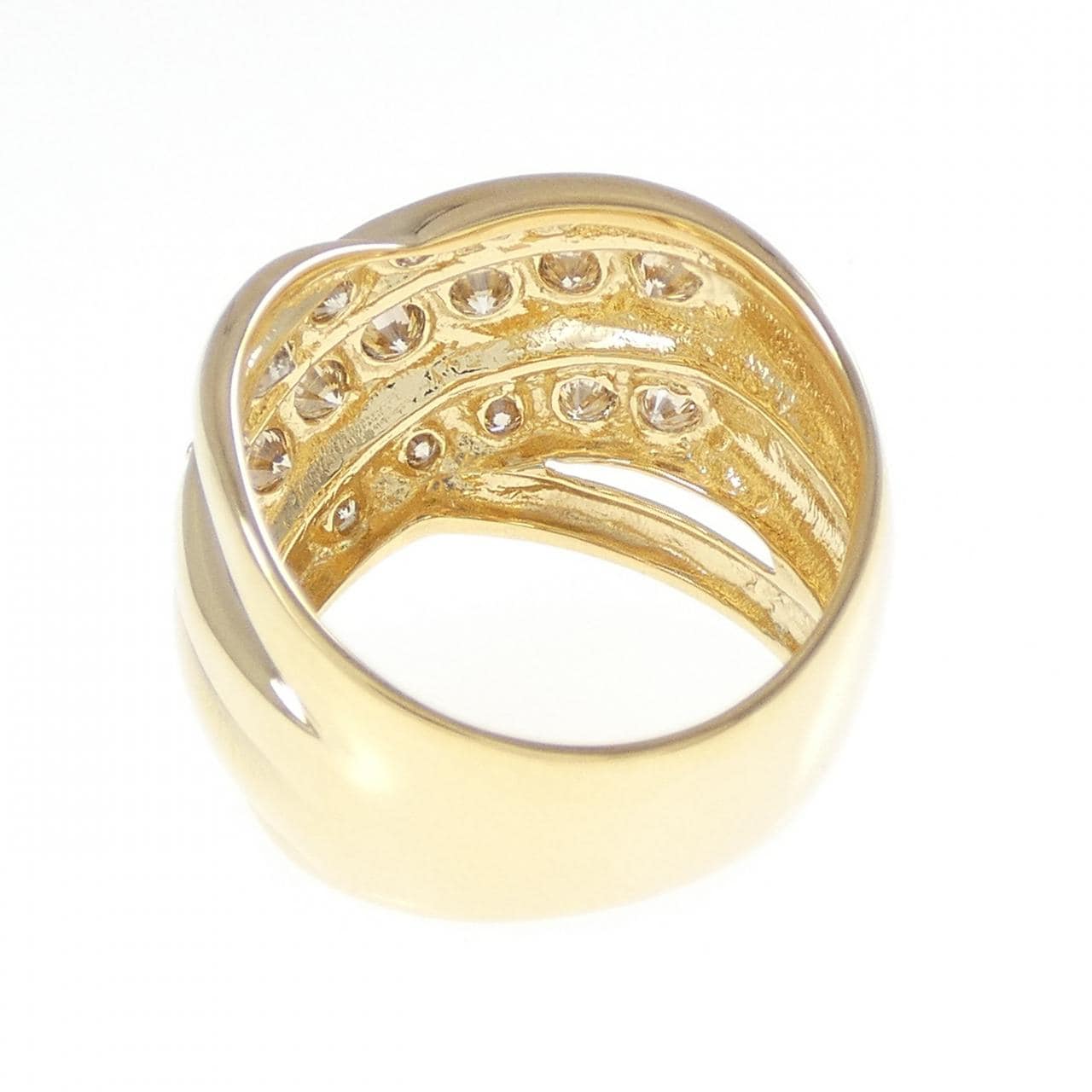 K18YG ダイヤモンド リング 1.00CT