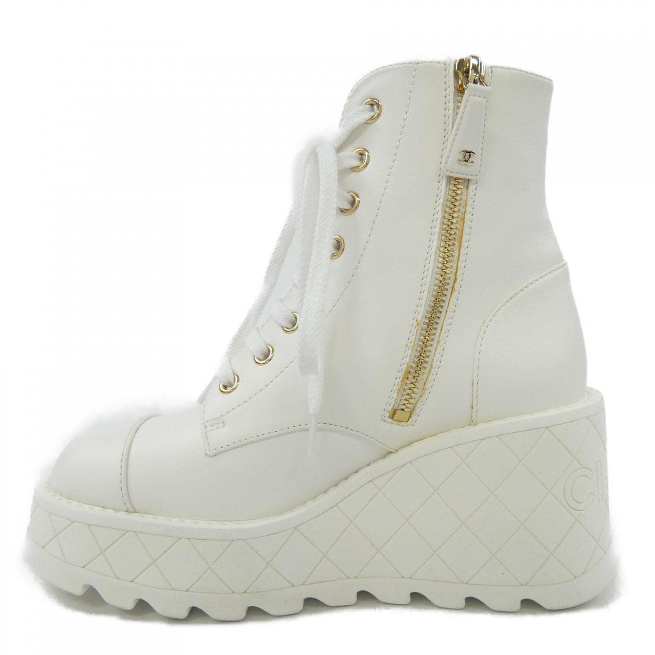 シャネル CHANEL コンバットブーツ COMBAT BOOTS G45388X01000 ブーツ