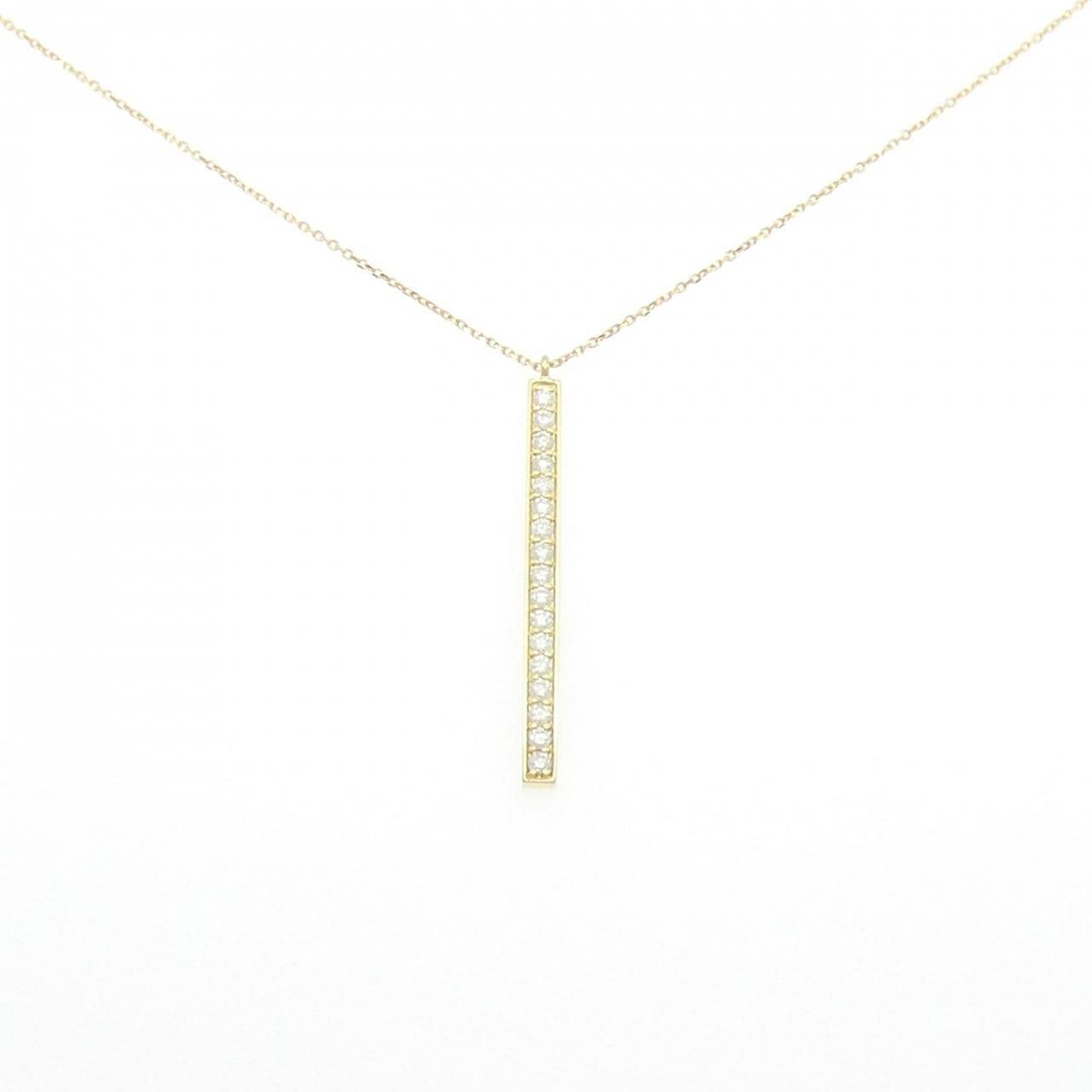 K18YG ダイヤモンド ネックレス 0.34CT