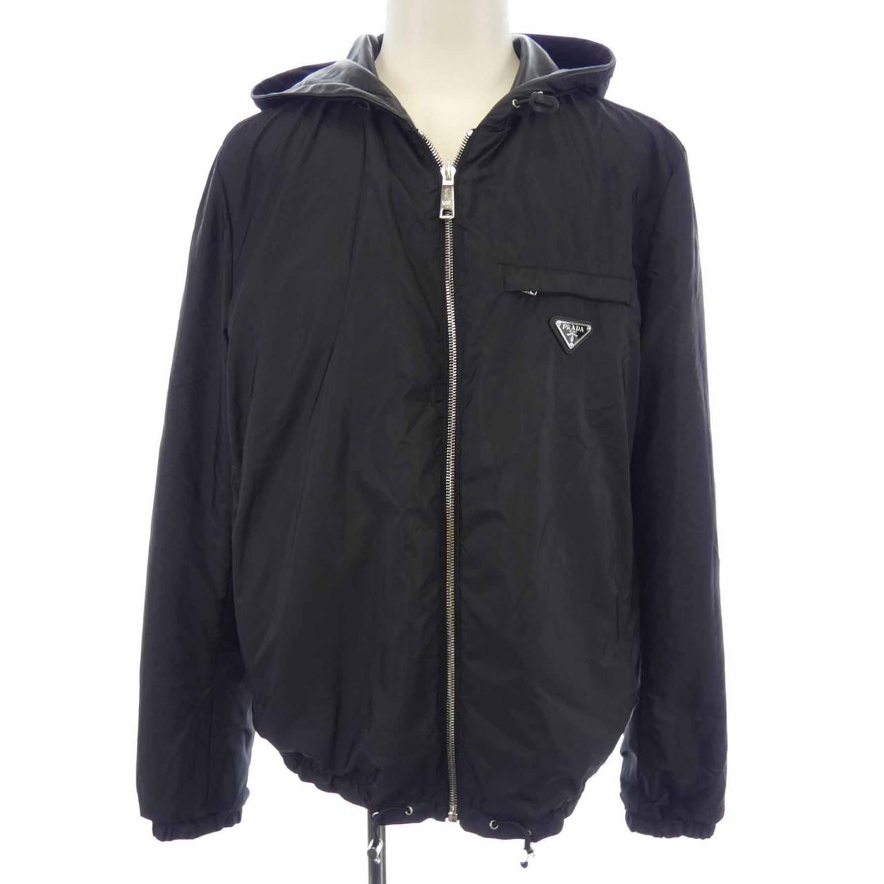 プラダ PRADA トライアングルロゴ UPW281 038 レザージャケット