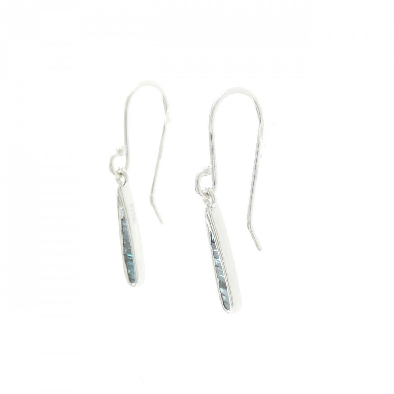 K18WG ダイヤモンド ピアス 0.16CT