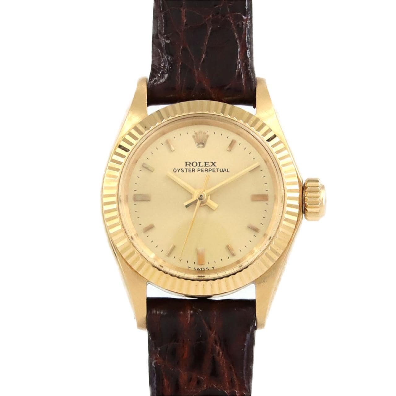 【ヴィンテージ】ロレックス オイスターパーペチュアル 6619 YG 自動巻